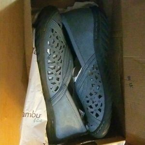 JBU Brand New- Comfort Slip On Shoes Demin Blue Size 7.5